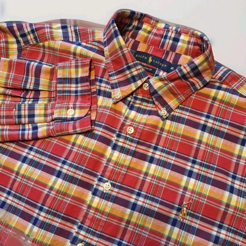 Ralph Lauren Men's Multicolor Plaid Shirt